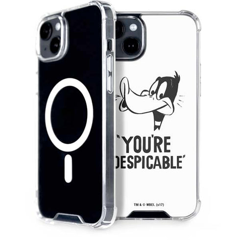 Looney Tunes Daffy Duck Youre Despicable iPhone 15 MagSafe Case
