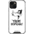 Looney Tunes Daffy Duck Youre Despicable iPhone 14 Plus Clear Case