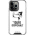 Looney Tunes Daffy Duck Youre Despicable iPhone 14 Pro Clear Case