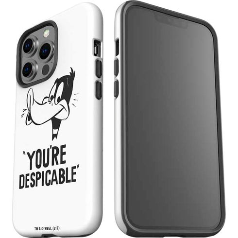Looney Tunes Daffy Duck Youre Despicable iPhone 15 Pro Impact Case