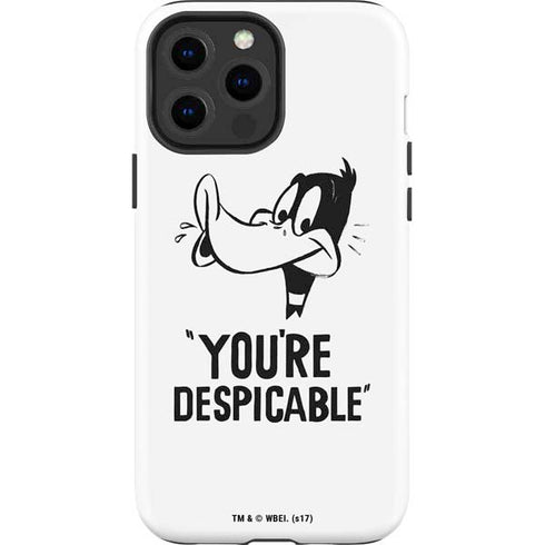 Looney Tunes Daffy Duck Youre Despicable iPhone 15 Pro Max Impact Case