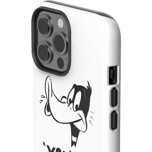 Looney Tunes Daffy Duck Youre Despicable iPhone 14 Pro Max Impact Case