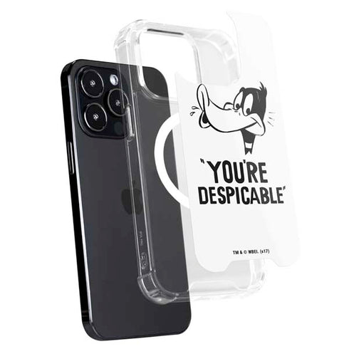 Looney Tunes Daffy Duck Youre Despicable iPhone 14 Pro Max MagSafe Case