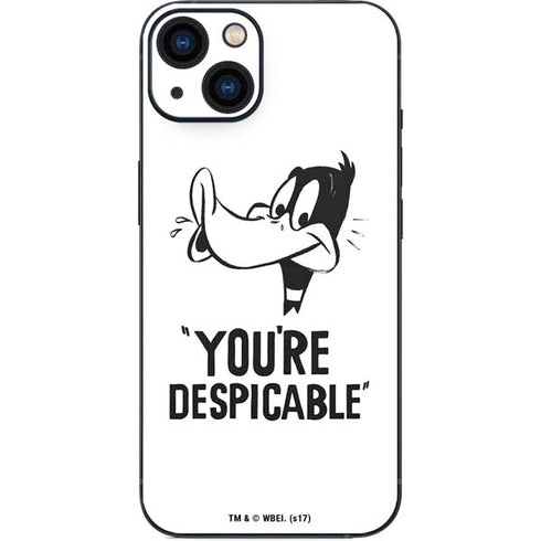 Looney Tunes Daffy Duck Youre Despicable iPhone 14 Skin