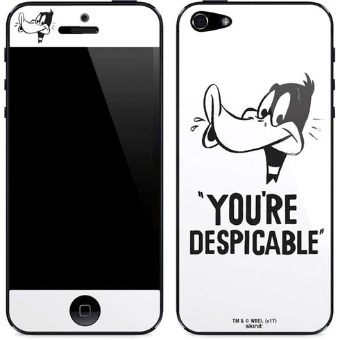 Looney Tunes Daffy Duck Youre Despicable iPhone 5/5s/5SE Skin