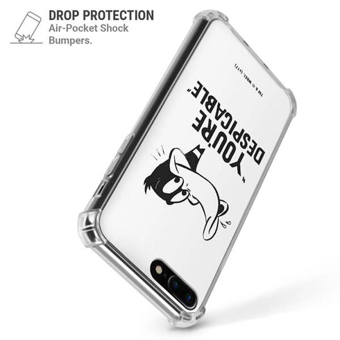 Looney Tunes Daffy Duck Youre Despicable iPhone 7/8 Plus Clear Case