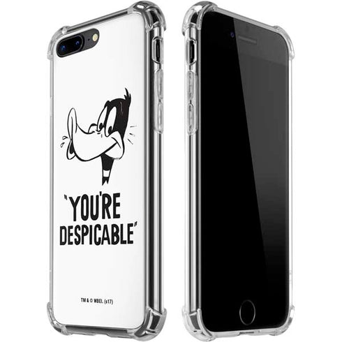 Looney Tunes Daffy Duck Youre Despicable iPhone 7/8 Plus Clear Case