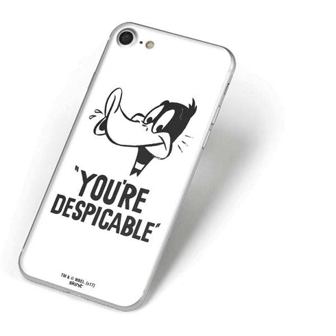 Looney Tunes Daffy Duck Youre Despicable iPhone 8 Skin