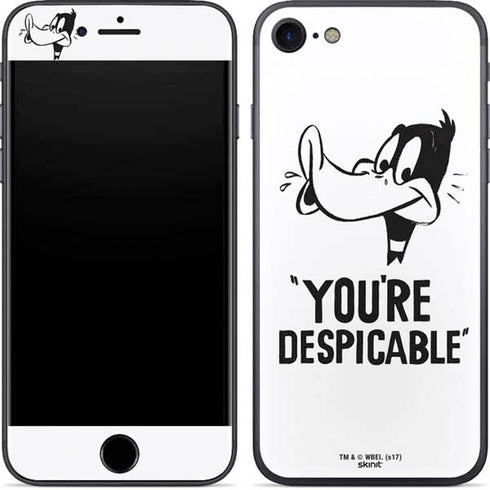 Looney Tunes Daffy Duck Youre Despicable iPhone SE (2nd & 3rd Gen) Skin