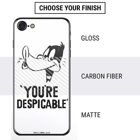 Looney Tunes Daffy Duck Youre Despicable iPhone SE (2nd & 3rd Gen) Skin