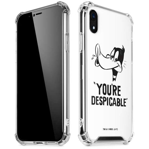 Looney Tunes Daffy Duck Youre Despicable iPhone XR Clear Case