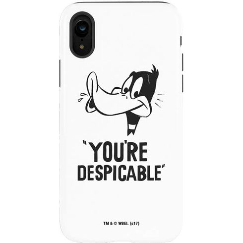Looney Tunes Daffy Duck Youre Despicable iPhone XR Pro Case