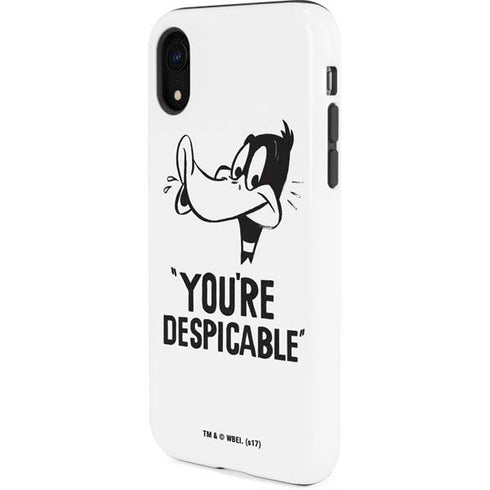 Looney Tunes Daffy Duck Youre Despicable iPhone XR Pro Case