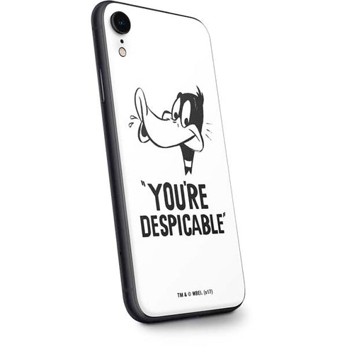 Looney Tunes Daffy Duck Youre Despicable iPhone XR Skin