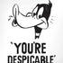 Looney Tunes Daffy Duck Youre Despicable iPhone XR Skin