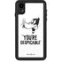 Looney Tunes Daffy Duck Youre Despicable iPhone XR Waterproof Case
