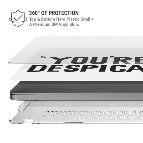 Looney Tunes Daffy Duck Youre Despicable MacBook Pro 16in (2021-25) Case plus Skin