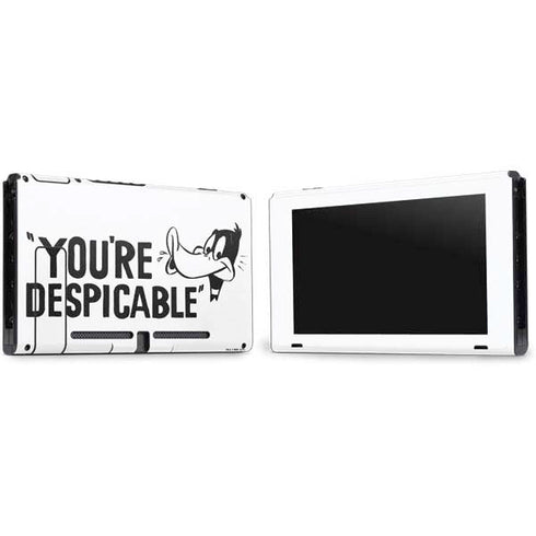 Looney Tunes Daffy Duck Youre Despicable Nintendo Switch Bundle Skin