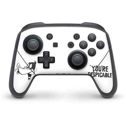 Looney Tunes Daffy Duck Youre Despicable Nintendo Switch Pro Controller Skin