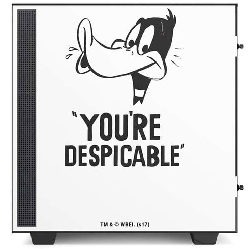 Looney Tunes Daffy Duck Youre Despicable NZXT H510 Compact ATX Mid-Tower Case Skin
