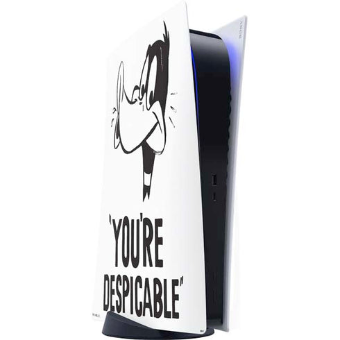 Looney Tunes Daffy Duck Youre Despicable PS5 Digital Edition Console Skin