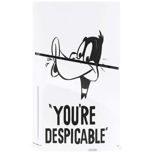 Looney Tunes Daffy Duck Youre Despicable PS5 Slim Disk Bundle Skin