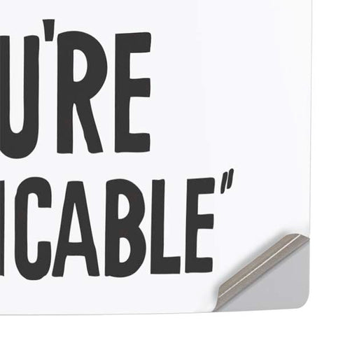 Looney Tunes Daffy Duck Youre Despicable PS5 Slim Disk Console Skin