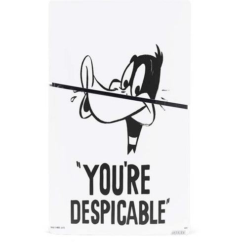 Looney Tunes Daffy Duck Youre Despicable PS5 Slim Digital Edition Bundle Skin