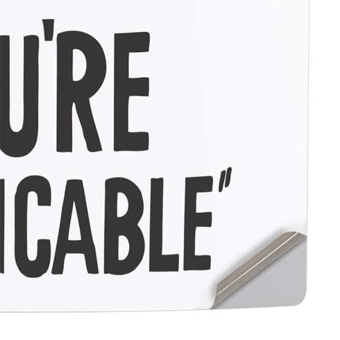 Looney Tunes Daffy Duck Youre Despicable PS5 Slim Digital Edition Console Skin