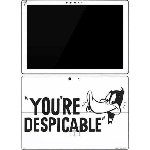 Looney Tunes Daffy Duck Youre Despicable Surface Pro 7 Skin
