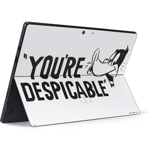 Looney Tunes Daffy Duck Youre Despicable Surface Pro 7 Skin