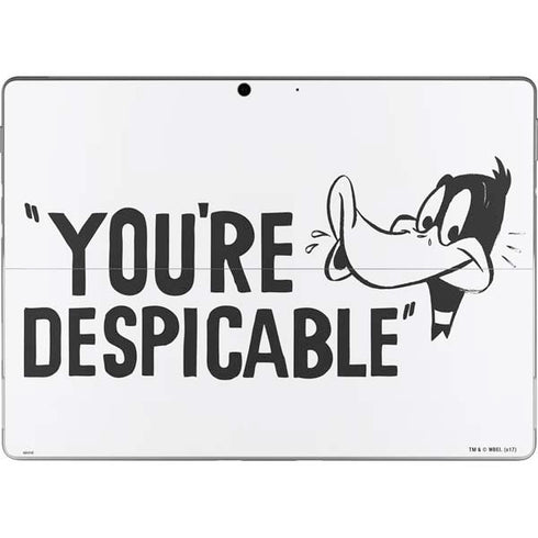 Looney Tunes Daffy Duck Youre Despicable Surface Pro 9 Skin