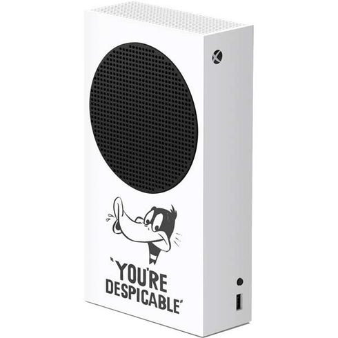 Looney Tunes Daffy Duck Youre Despicable Xbox Series S Console Skin