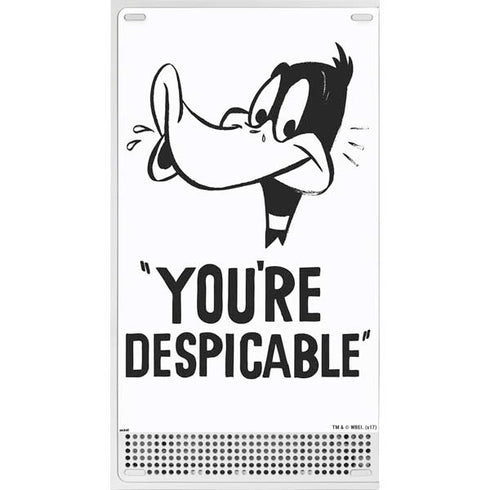 Looney Tunes Daffy Duck Youre Despicable Xbox Series S Console Skin