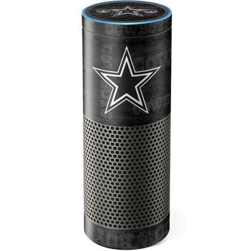 NFL Dallas Cowboys Black & White Amazon Echo Skin