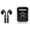 NFL Dallas Cowboys Black & White Apple AirPods Skin
