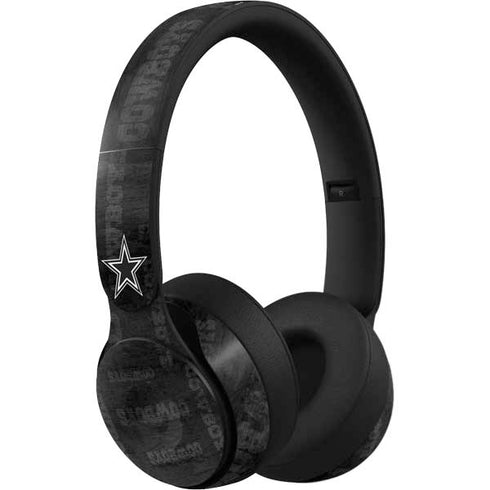 NFL Dallas Cowboys Black & White Beats Solo Pro Skin