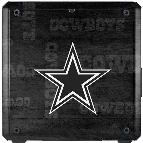 NFL Dallas Cowboys Black & White Cooler Master MasterBox Q300L Mini Tower Skin
