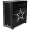 NFL Dallas Cowboys Black & White Corsair 4000D Tempered Glass Mid-Tower ATX Case Skin