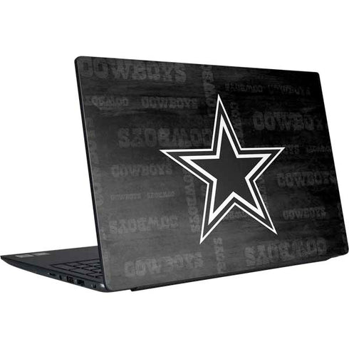 NFL Dallas Cowboys Black & White Dell Vostro Skin