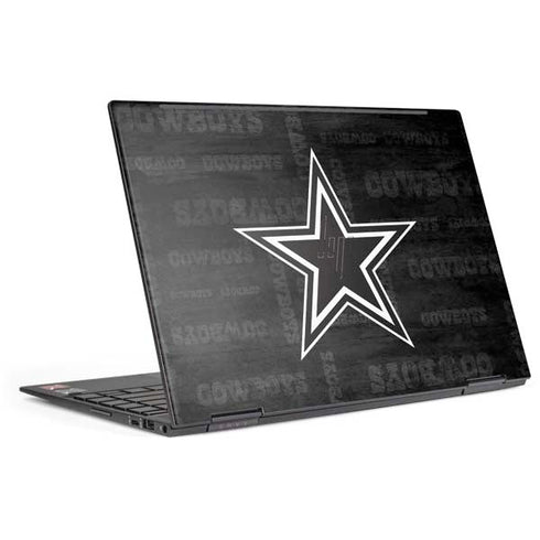 NFL Dallas Cowboys Black & White HP Envy Skin