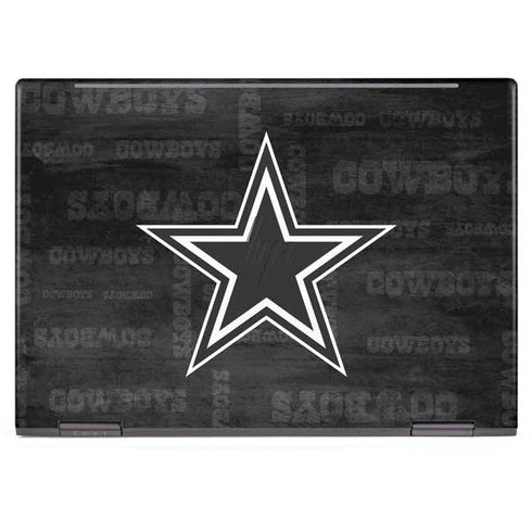 NFL Dallas Cowboys Black & White HP Envy Skin
