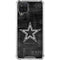 NFL Dallas Cowboys Black & White Galaxy A12 Clear Case