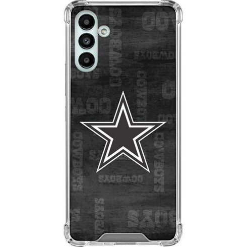 NFL Dallas Cowboys Black & White Galaxy A13 5G Clear Case