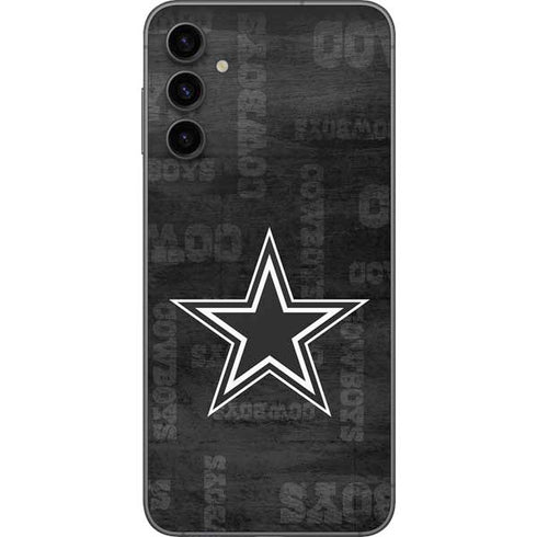 NFL Dallas Cowboys Black & White Galaxy A14 5G Skin