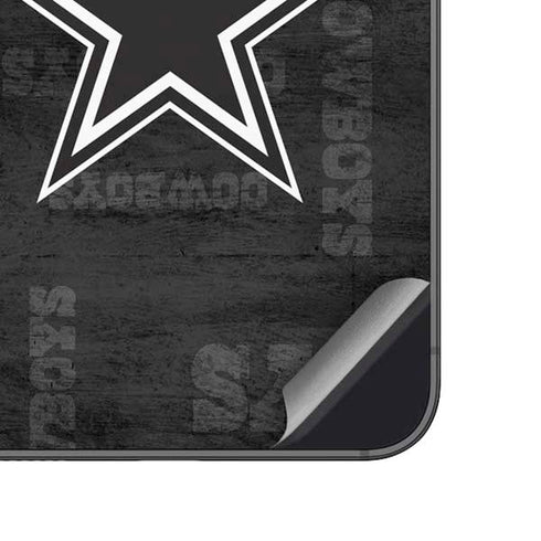 NFL Dallas Cowboys Black & White Galaxy A14 5G Skin