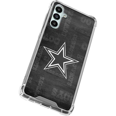 NFL Dallas Cowboys Black & White Galaxy A15 5G Clear Case