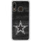 NFL Dallas Cowboys Black & White Galaxy A20 Clear Case