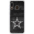 NFL Dallas Cowboys Black & White Galaxy A20 Clear Case