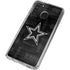 NFL Dallas Cowboys Black & White Galaxy A21 Clear Case